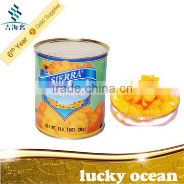 Mandarin orange broken in can/tin 3000g