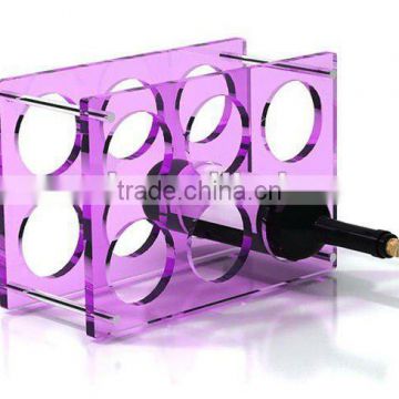 bespoke clear acrylic wine rack, acrylic wine stand ,acrylic wine holder