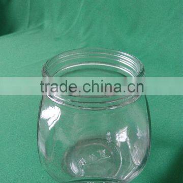 600ML glass candy jar with screw lid