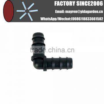 PE Pipe Plastic Dn12 Dn16 Dn20 Dn25 Elbow Connector