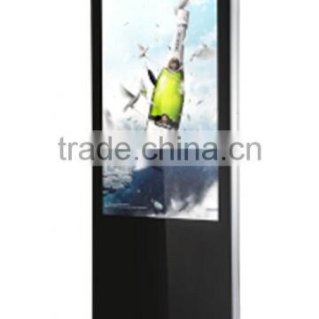 Smart floor stand HD 55 inch advertising split screen video player digital signage