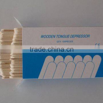 High Quality Disposable Wooden Tongue Depressor Non Sterile Or Sterile