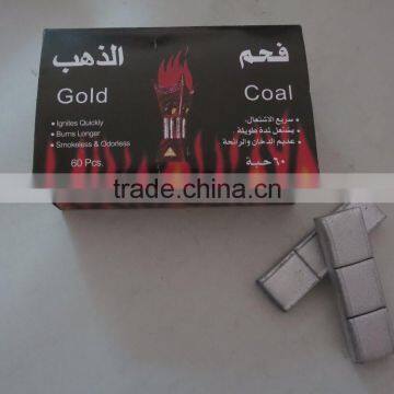 60pcs/box Silver Shisha Charcoal to Jeddah Port