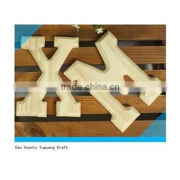 pine wood letters/alphabet/wood craft