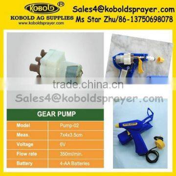 (Pump-02)6V gear pump for KB-080020 battery insect trigger sprayer