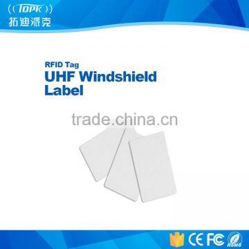 Long Reading Distance Customized Shape Ucode UHF Windshield Tag