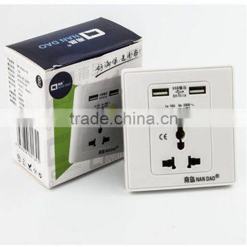 electric wall outlet dual usb wall socket wall switch protection socket manufacturer