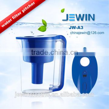 Large capacity portable plastic mini water filter pitcher easy clean and use