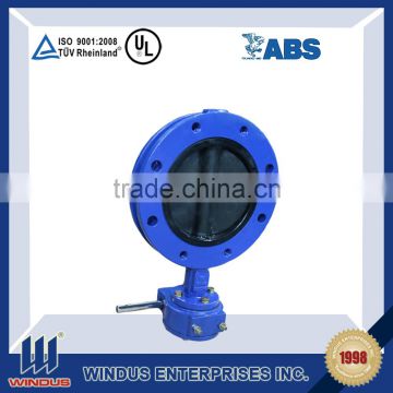 DN2250 PN80 high temperature steel butterfly valve