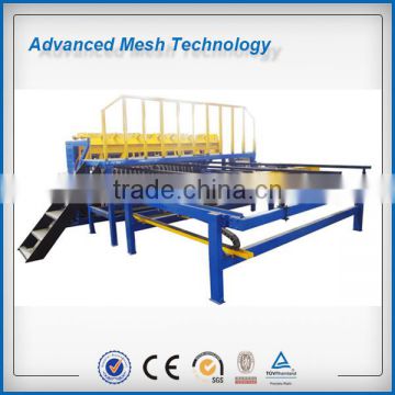 5-12mm ribbed steel wire mesh production line with cold rolled ribbed steel wire line and wire mesh welding machines