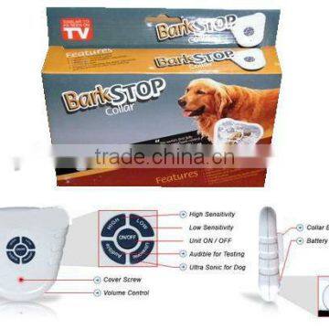 Ultrasonic Dog Anti Stop Barking Control Collar Vibrate Trainner Device