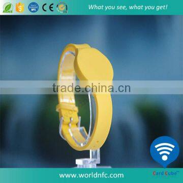 ISO 14443A Waterproof RFID Silicone Wristband / NFC Silicone Bracelet -NTAG 213 photo-2