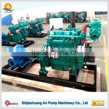 Diesel engine driven large flow water draining pump