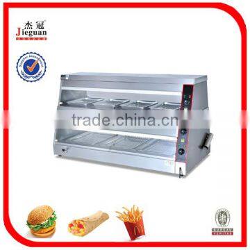 Curved Glass Warming Display Showcase Hot Food Warmer Display (R60-2)0086-13580546328 photo-4