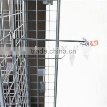 Practial Hanging Metal Double Hook Wire Grid Display Hook photo-3