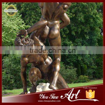 Classical David Garden Bronze Nude Statue photo-3