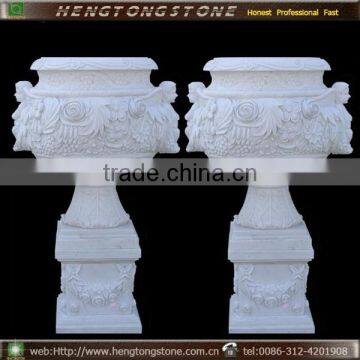 Garden Natural Stone Angel Flower Pots photo-3