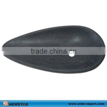 oval-shaped decoration granite sink