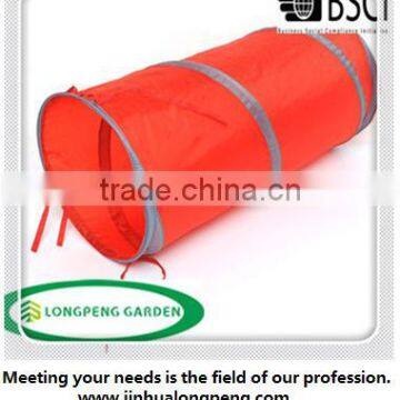 Pet Cat Kitten Small Foldable Collapsible Tunnel Dangling Bell Play Toy