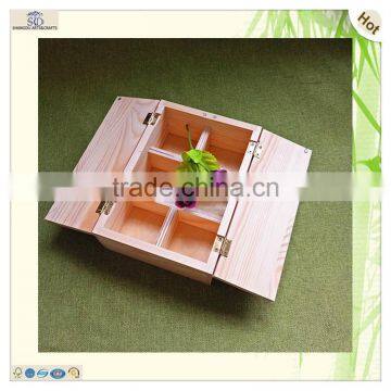 Shangdu Unfinished Color Standing Door Shape Wooden Box photo-5