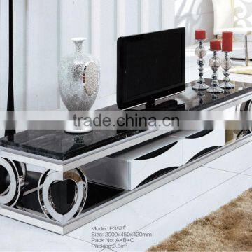 E357 Simple Design Marble Top tv Stand photo-2