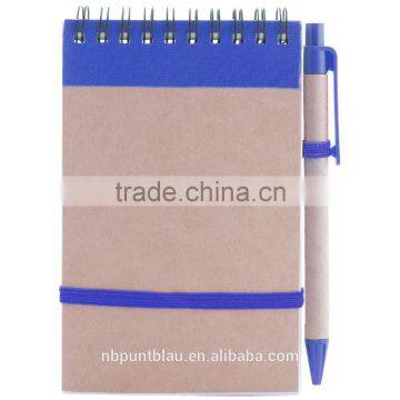Recycled Ecofriendly Block-notes With Ballpen 65pages photo-2