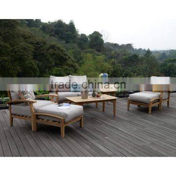 2016 Outdoor furniture teak wood design sofa set furniture thailand