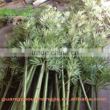 SJLJ013369 Artificial Bamboo Plant / Fake Plastic Bamboo Stick / Artificial Plant for Garden Fence Decoration photo-5