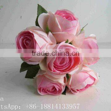 Bulk Artificial Rose Flower Six Heads Flower Rose photo-2