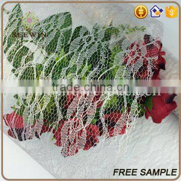 2015 New Mesh Design, Colorful Flower Wrapping Lace Mesh for Wedding photo-2