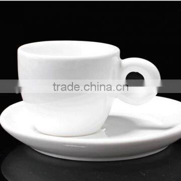 round small size popular espresso ceramic coffee cup and saucer for hotel