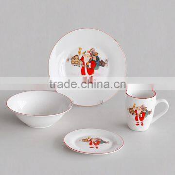 16pcs ceramic dinnerware set with christmas design