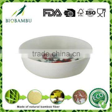 Colorful Promotional Diswasher Safe Bamboo Fiber Tableware Set photo-4