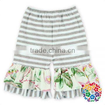 New Top 100 Little Model Girl Shorts Newborn Baby Clothes Children Wear Stripe Icing Shorts Ruffle Shorts photo-5