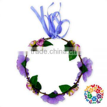 Wedding flower crown Floral Head Wreath bridal flower headband