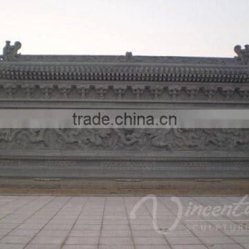 China Supplier Indoor Decoration Stone Carving Lotus Marble Relief Sculpture photo-5