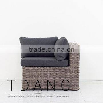 Helena Outdoor Corner Bench - Vietnam Wicker Furniture - Poly Resin Furniture photo-3