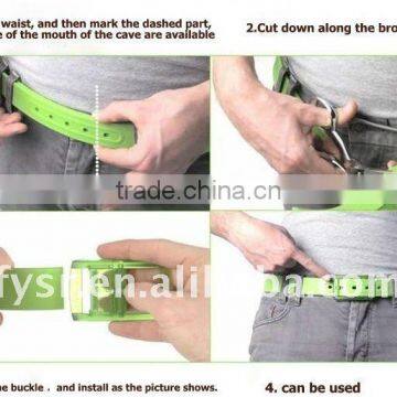 Factory Business Top Sale Fashion Silicone Waist Belt With PET Package photo-4