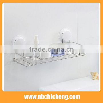 High quality cosmetic rack bath suction toiletries shelf