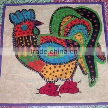 Cock Design Multi Color Cushion covers-97