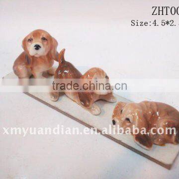 dog ceramic trinkets