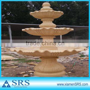 Galala Beige natural marble garden fountain