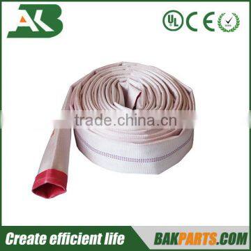 High pressure canvas fire hose with PVC lining