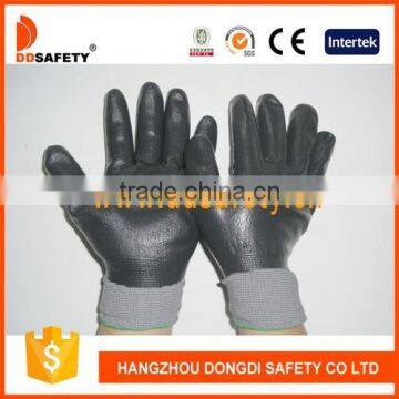 DDSAFETY Grey Nylon With Black Nitrile Glove