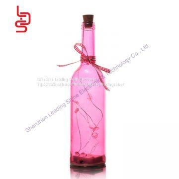 LED decoration light up holiday christmas bottle