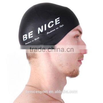 Hot Selling Newest Design Silicone Material Adult 3D Swim Cap (CAP-1400) photo-4