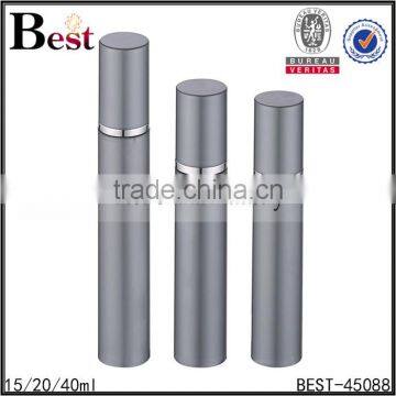 15ml 20ml 40ml  best sellers gray UV plastic bottle with pump dispenser airless pump bottle for cosmetic lotion serum