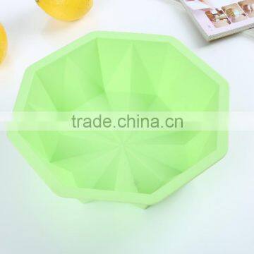 Petty Silicone Mold Pan Mould Bread Pizza Bakeware Tray Silicone Non-Stick Fluted Tube Pan