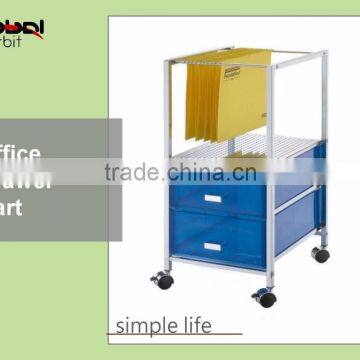 Rolling Office File Documents Holder With KD Drawer Organizer Trolley Cart photo-4
