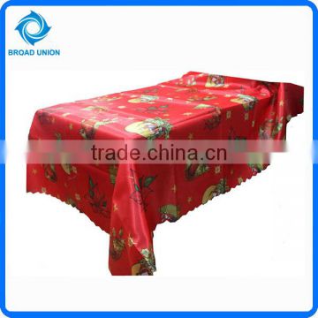 Hot Sale Christmas Cloth Table Printed Table Cloth